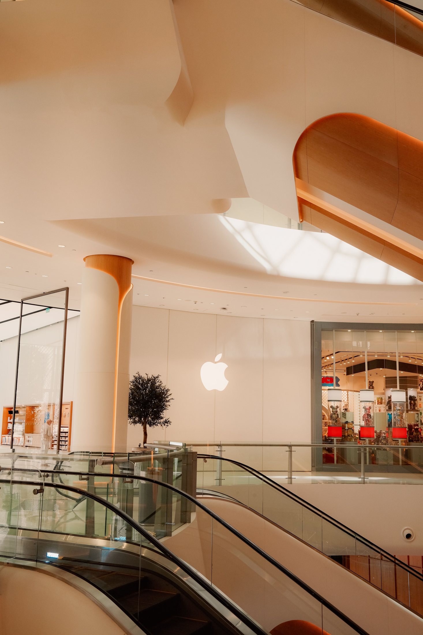 Bright premium retail interior at SPJ Vedatam