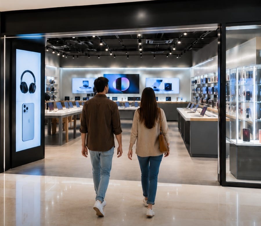 Electronics store at SPJ Vedatam